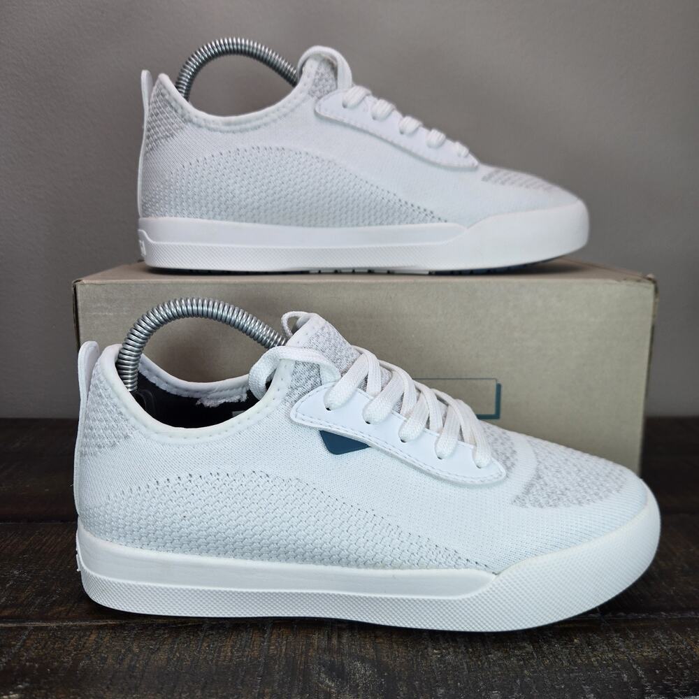 Vessi Weekend 1.5 Sneaker Womens Size 5 Waterproof Shoes Marble White